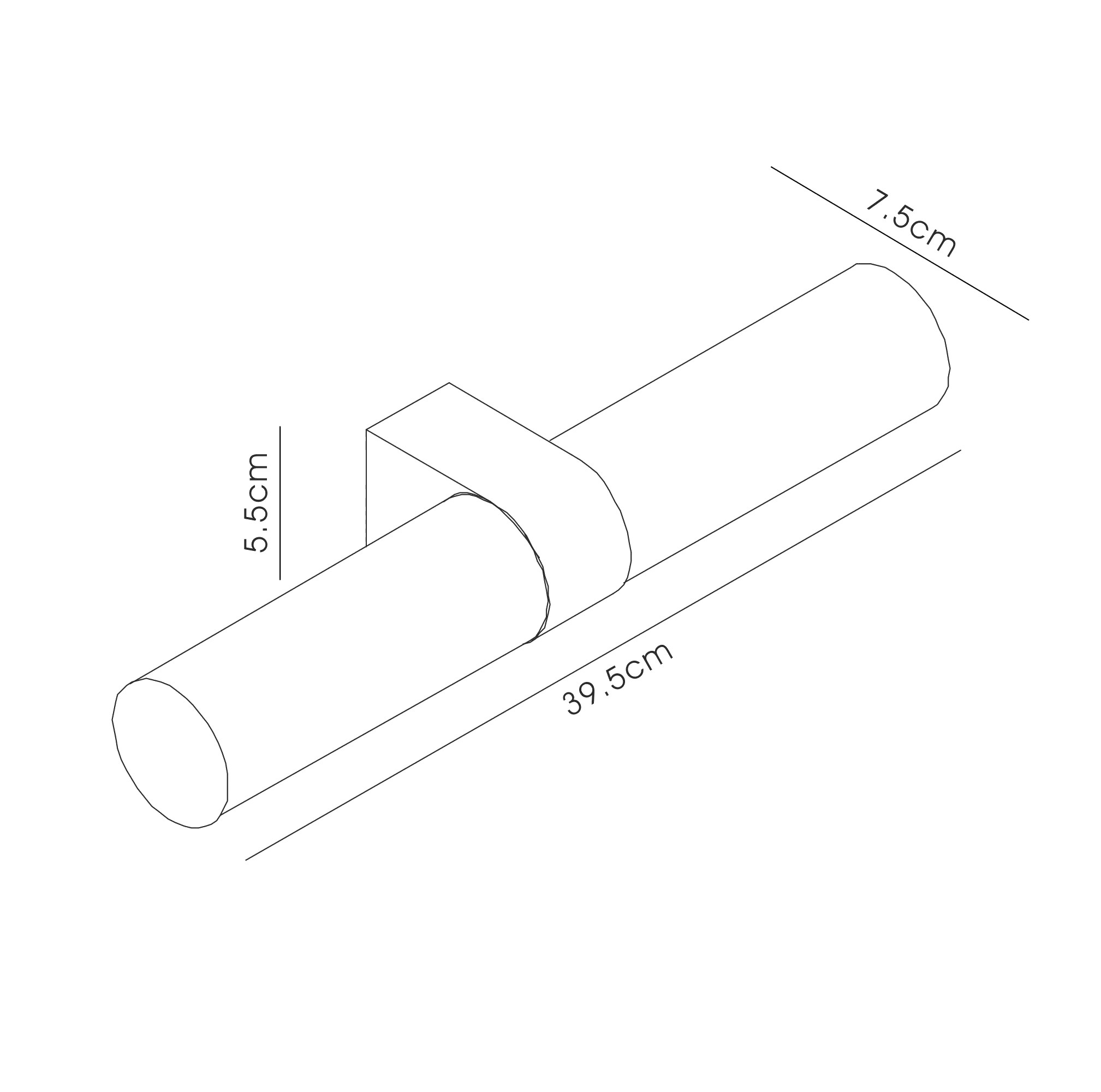 D0386  Tasso Glass IP44 2 Light Wall Lamp Polished Chrome